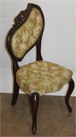 Antique Upholstered Side Chair