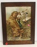 Vintage Hunting Dog Print by Idm H Osthaus