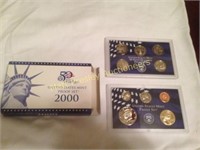 2000 PROOF SET AND 50 STATE QUARTERS PROOF SET