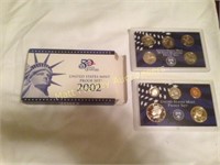 2002 PROOF SET AND 50 STATE QUARTERS PROOF SET