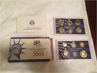 2003 PROOF SET AND 50 STATE QUARTERS PROOF SET