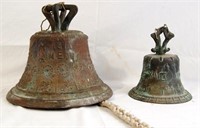 2 Bronze bells - (one Mejico 1810) and