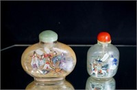 Chinese snuff bottles 4" x 4.5"