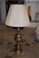 Brass "Stiffel" Lamp w/ Shade