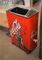 Coca-Cola Ice Bin with Drain Spout