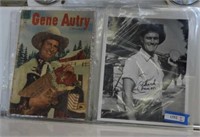 Vtg Gene Autry Comic and Signed Chuck Cannon