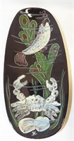 Norway Decorative Tray With Fish & Crab