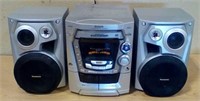 Panasonic CD stereo system, no remote