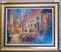 Painting "Cafe in light"