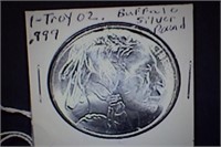 1oz .999 Silver Buffalo Round