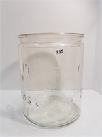 LARGE GLASS DAD'S COOKIE JAR