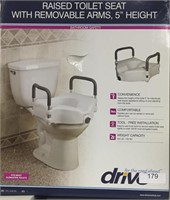 Drive 5" raised toilet seat