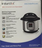 Instant Pot 6qt 7 in 1 pressure cooker
