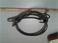 Metal aircraft cable with hooks