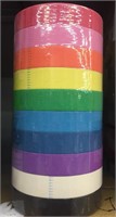 Multicolor pack of masking tape