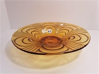 AMBER GLASS BOWL