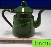 Vintage Enamel Coated Teapot