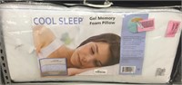 Cool sleep gel memory foam pillow