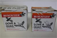 Winchester dove and quail 20 gauge shells
