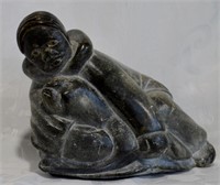 Inuit Artist Signed Soapstone Carving