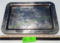 Vintage Stainless Steel Serving Tray