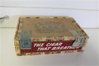 Vintage cigar box and ammo boxes