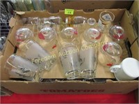 LOT OF GLASSWARE