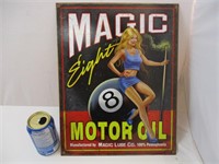 Plaque métal Magic Motor Oil