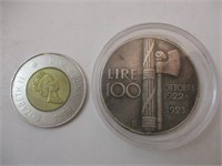 Monnaie 100 Lires Italie 1945