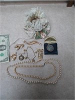 Nice Jewelry Lot w/ Bag - Sterling Silver Pendant