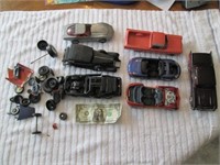 Lot of Model Cars & Model Parts - Diecast &