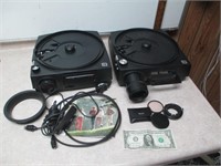 2 Kodak Slide Projectors 750H & 760H w/