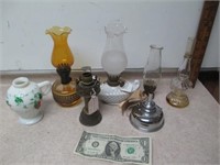 Vintage Oil Lamps & Oil Lamps Parts/Accessories