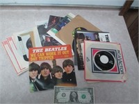 Lot of 15 45 RPM Records - Beatles & More