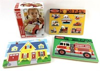 Children's Sound Puzzles & Wood Car Toy