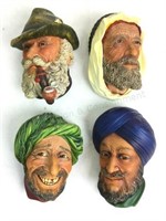 (4) 1960's Bossons Wall Plaques