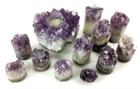 Amethyst Geode Votive & Decor