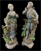 (2) Erich Stouffer Arnart Porcelain Figurines