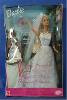 2001 wedding bouquet Barbie in original box