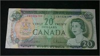 1969 Canada $20 bill