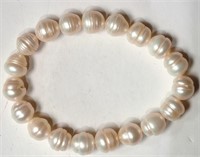 3N- Freshwater Pearl Flexible Bracelet -$90