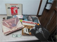 Nice Lot of 33 RPM Records - Beatles, Stewart,