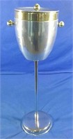 Champagne bucket stand and cover , metal, 30"