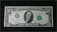 1969 USA $10 bill - legal tender