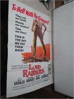 Original Vintage Land Raiders Movie Poster -