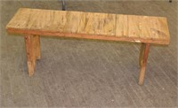 Vintage Hand Made Wooden Bench