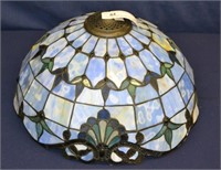 16" Diameter Tiffany Style Leaded Glass Lamp Shade