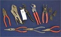 Misc Lot Pliers & Wrenches