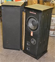2 Large Vintage JBL Cabinet Speakers