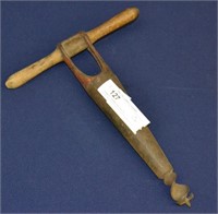 Antique 2" T Handled Bung Hole Drill